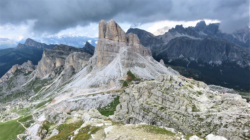 Depuis le sommet du Nuvolau 