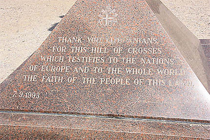 Texte du Pape Jean-Paul II sur la croix qu'il a déposée