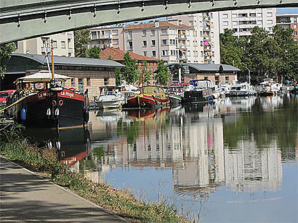 Le Canal du Midi à Toulouse, 4e bief (bief Bayard) sur le port St Sauveur