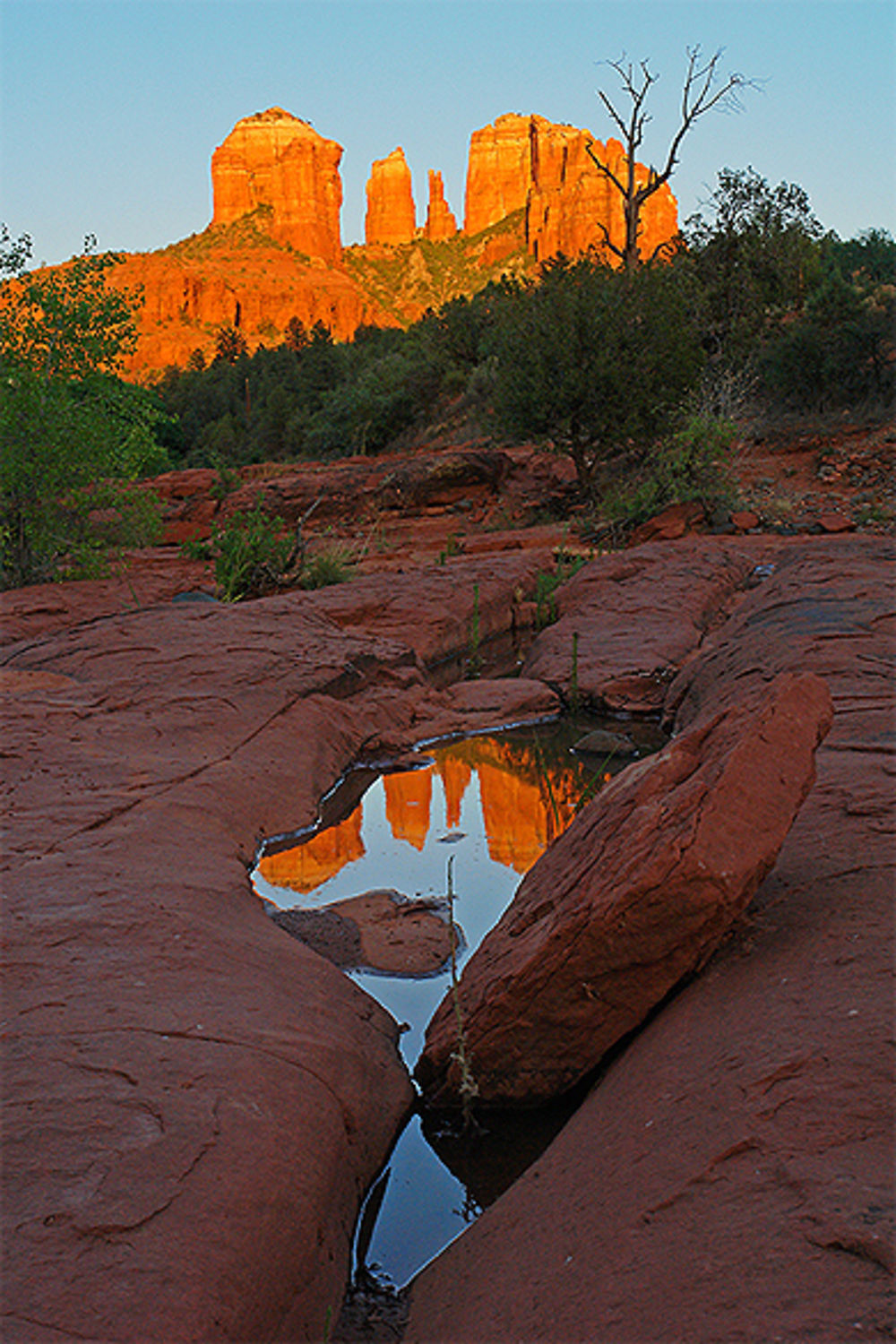 Cathedral Rock au coucher du soleil