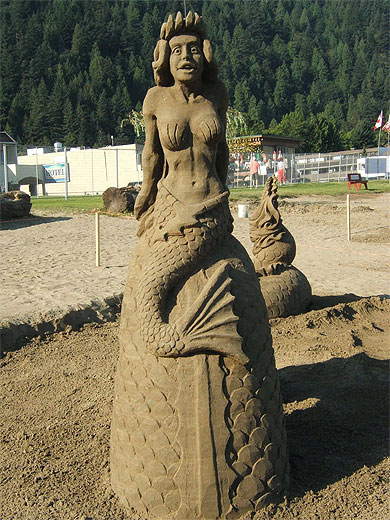 Sculpture en sable Sculpture en sable