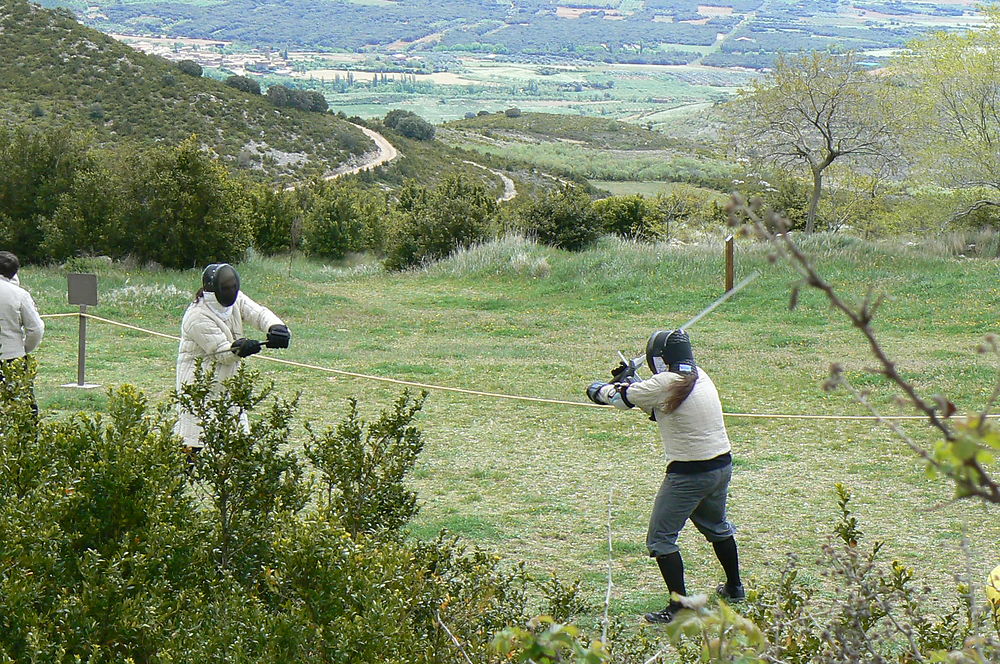 Joute au pied du château de Loarre