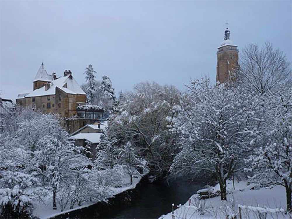 Arbois sous la neige