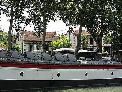 Le Canal du Midi à Toulouse, 4e bief (bief Bayard) en amont du Port St Sauveur