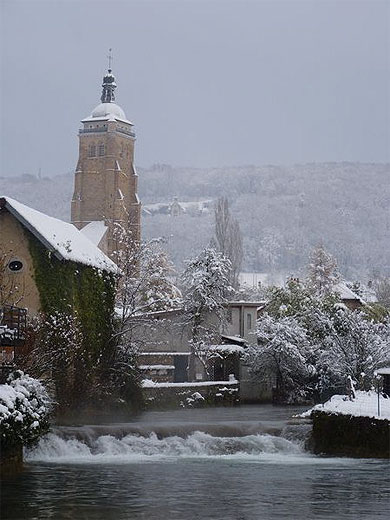 Eglise St Just et la Cuisance Eglise St Just et la Cuisance
