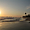 Coucher de soleil sur la plage d'Hikkaduwa