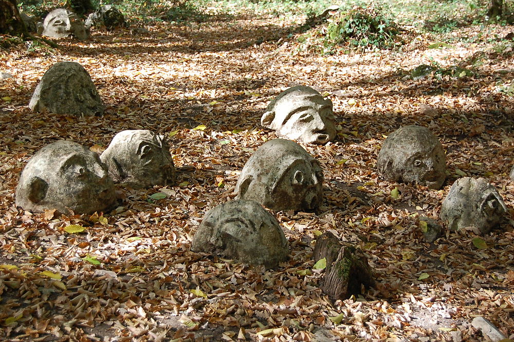 Jardin des têtes de Marqueyssac