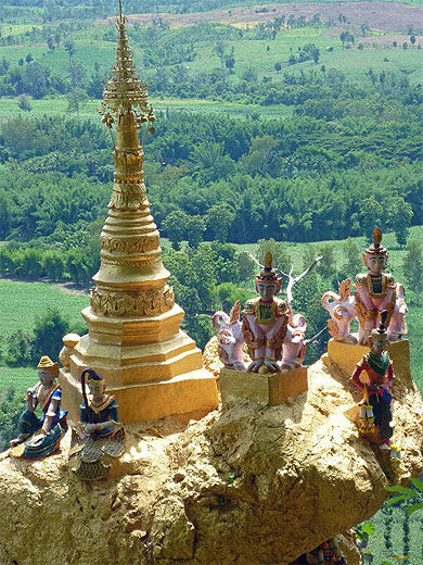 Le Wat Phra That Doi Din Kiu, près de Mae Sot