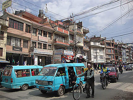 Le quartier de Bodhnath