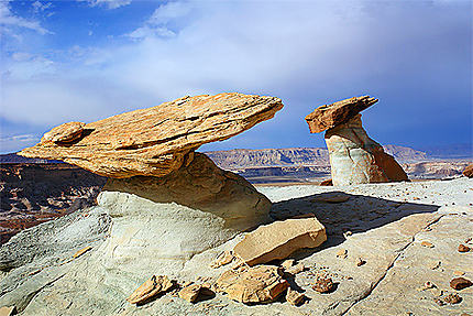 Hoodoos prêts à affronter l'orage