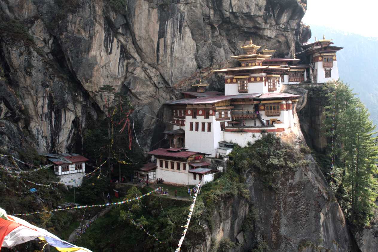 L'antre du tigre : Temples : Falaise : Paro : Bhoutan : Routard.com