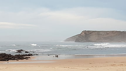 La plage d'Hondarribia, pays basque