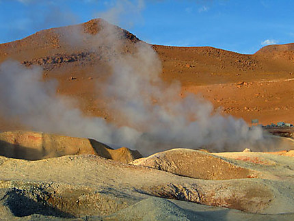 Geysers dans le désert de Uyuni