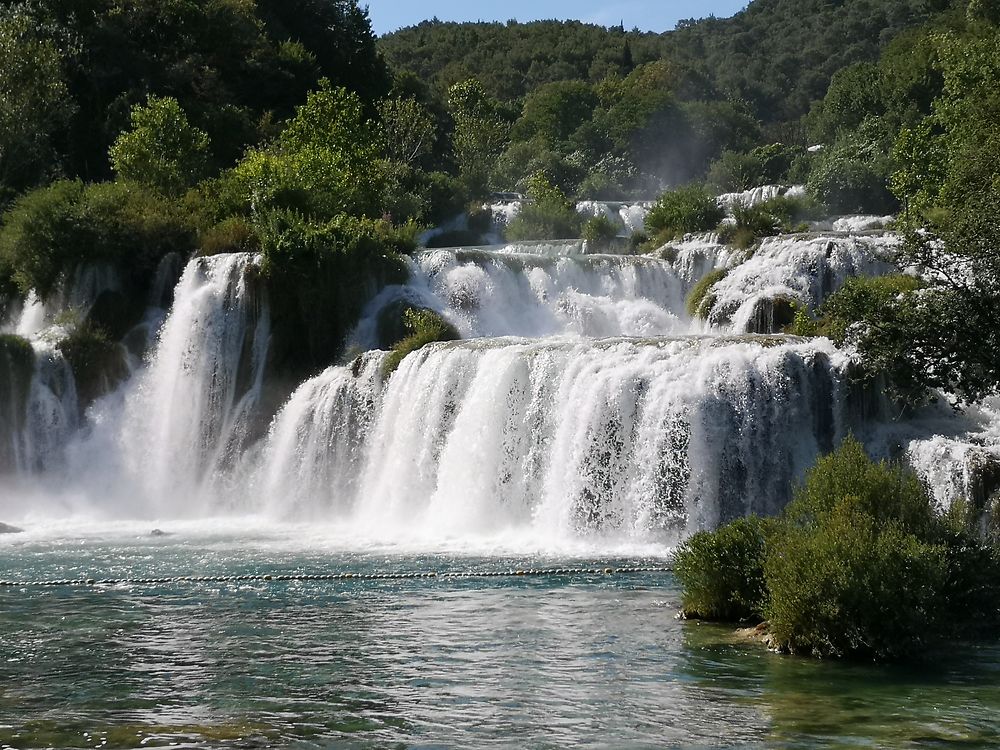 Cascade de skradinski au parc national de Krka