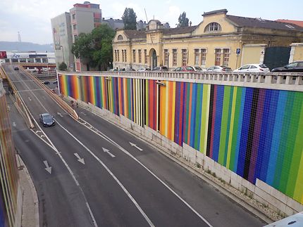 Route colorée à Lisbonne