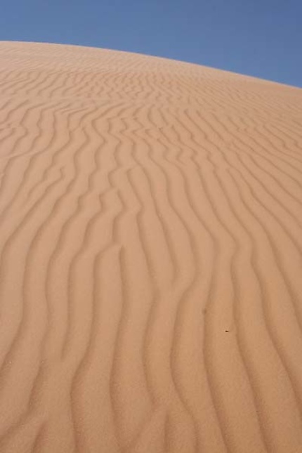 Une dune pour piste d'envol....