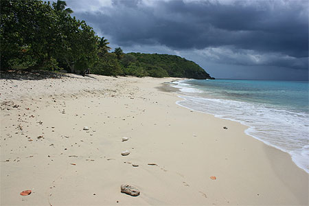 La plage de Vieux-Fort La plage de Vieux-Fort