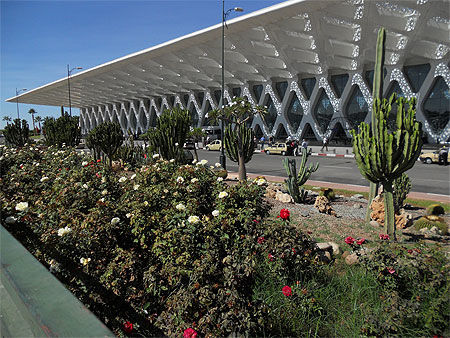 L'aéroport de Marrakech
