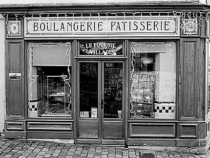 Ancienne boulangerie Noir  et blanc  Montmartre 18 me 