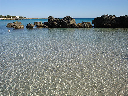Eau cristaline à Marina di Pulsano Eau cristaline à Marina di Pulsano