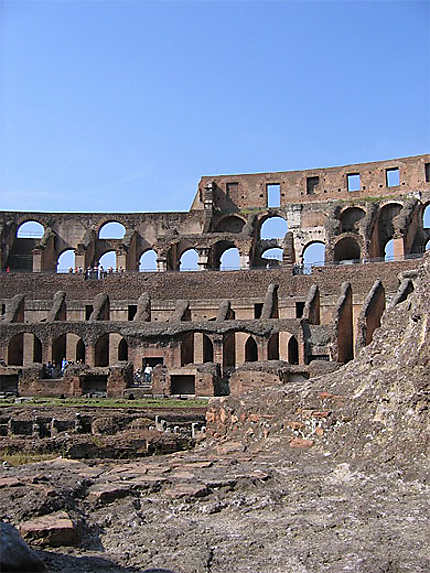 A l'intérieur du Colisée
