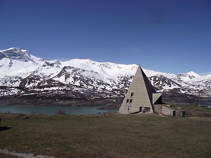 Vue du col du mont-cenis