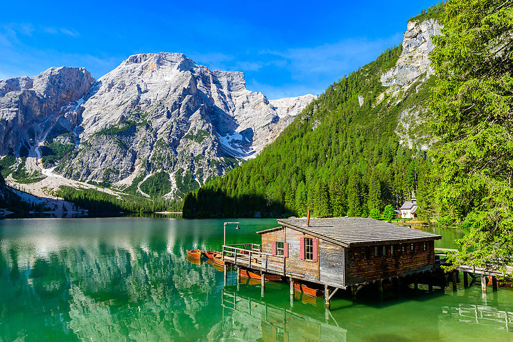 Lac de Braies (Lago di Braies ou Pragser Wildsee) – Trentin-Haut-Adige