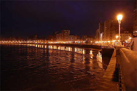 Gijon by night Gijon by night