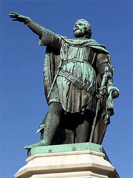 Statue de Jacob Van Artevelde, Marché du Vendredi, Gand, Belgique