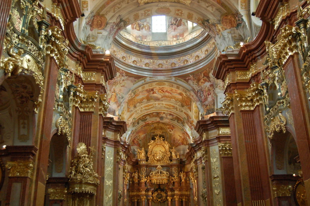 Intérieur baroque de l'abbaye de Melk