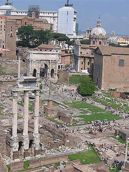 Forum romain vu depuis le Palatin