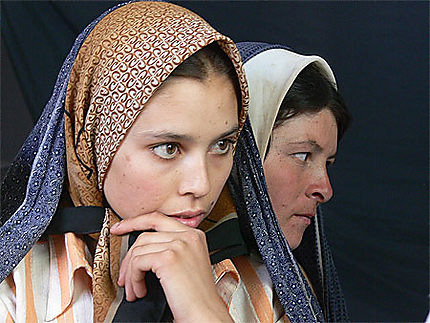 Femmes dans un village turcophone