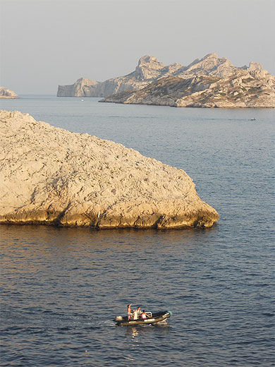 Pointe de Callelongue et archipel du Riou Pointe de Callelongue et archipel du Riou
