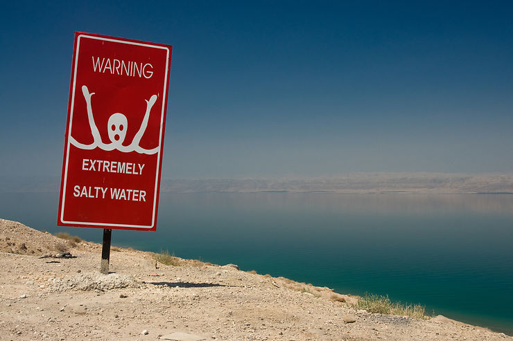 Sel dangereux - Mer Morte, Jordanie