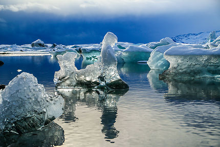 Sculpture glaciaire naturelle
