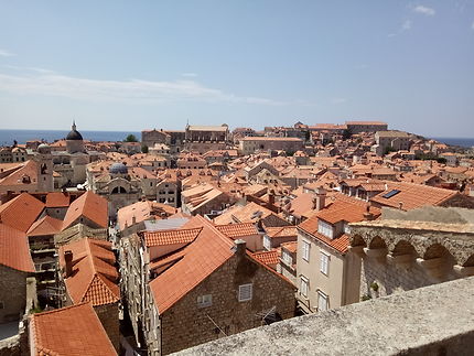 Sur les toits de Dubrovnik