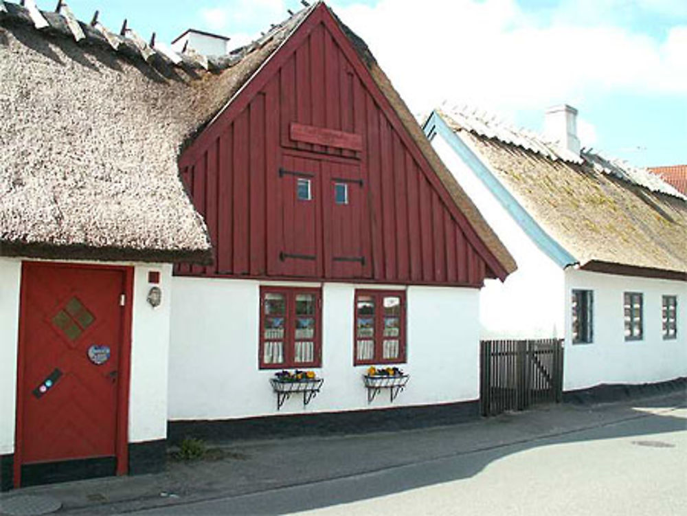 Maison à toit de chaume à Gilleleje