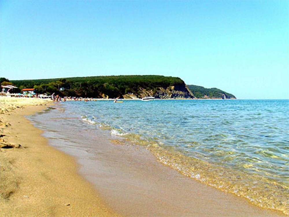 Plage de la mer noire