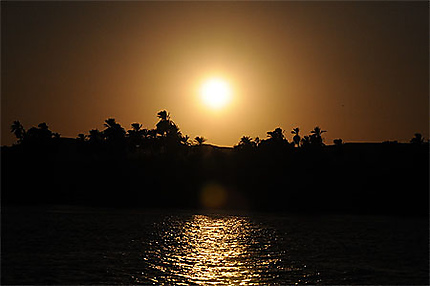 Coucher de soleil sur le Nil