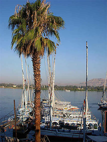 Le Nil et  la Vallée des Rois à l'horizon