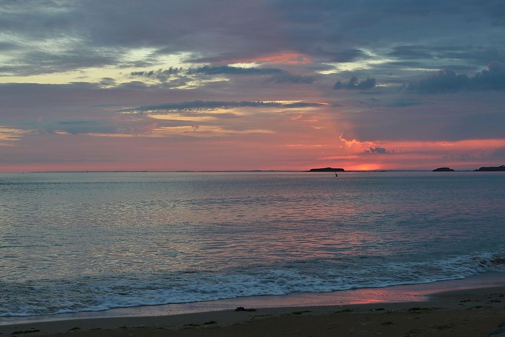 Coucher de soleil flamboyant