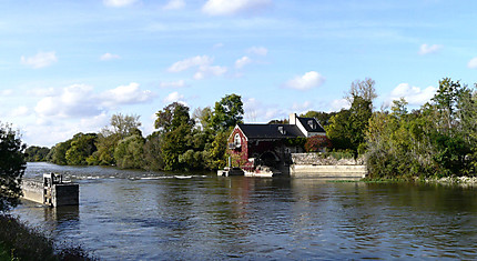 Moulin et barrage de Nitray
