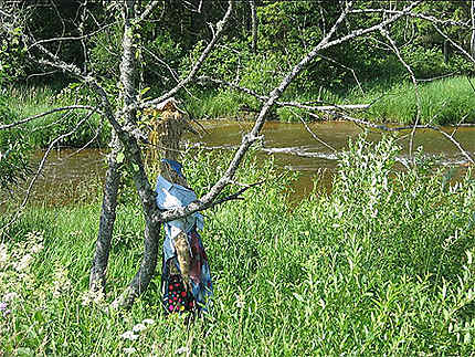 Sorcières et esprit dans le parc de Gauja