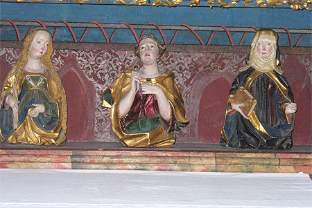 Détail d'un autel gothique
