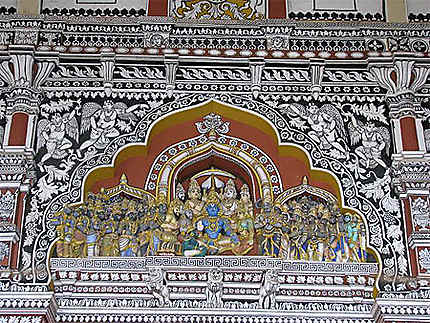 Peintures au Palais de Thanjavur