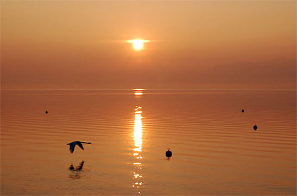 Nyon lever du Soleil