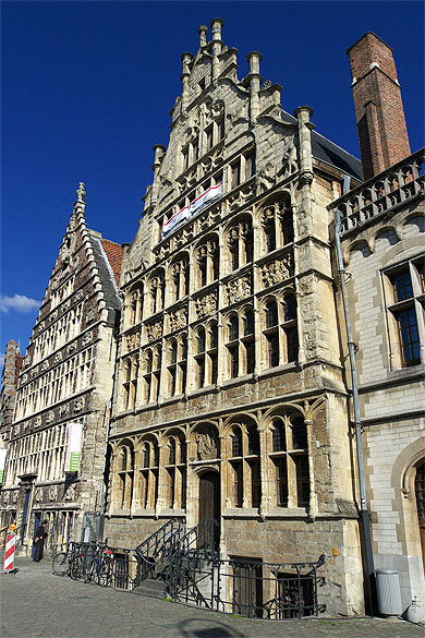 Maison des Francs-Bateliers, quai aux Herbes, Gand, Belgique Maison des Francs-Bateliers, quai aux Herbes, Gand, Belgique