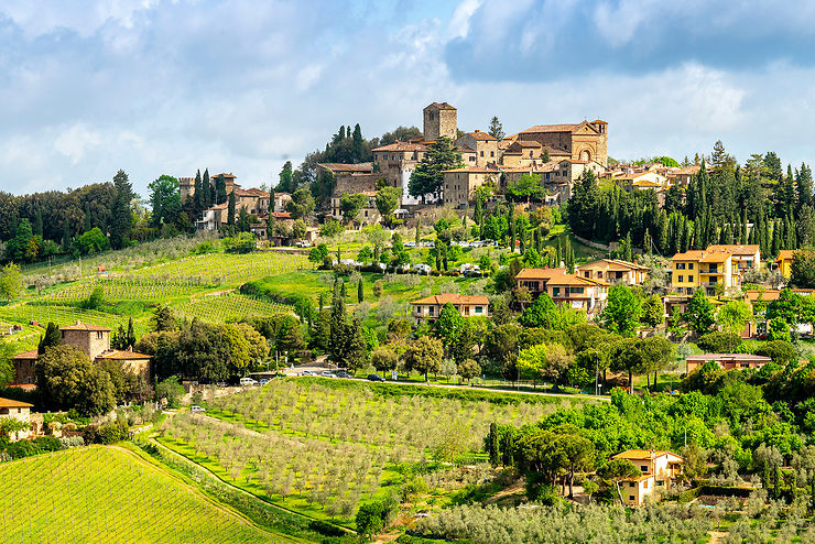 Panzano in Chianti, un balcon sur le Chianti