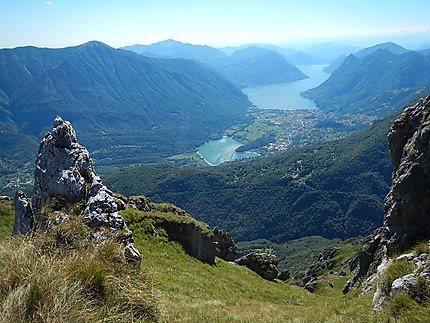 Lago di Piano et lago di Lugano
