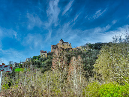 Très belle vue du château de Castelnaud